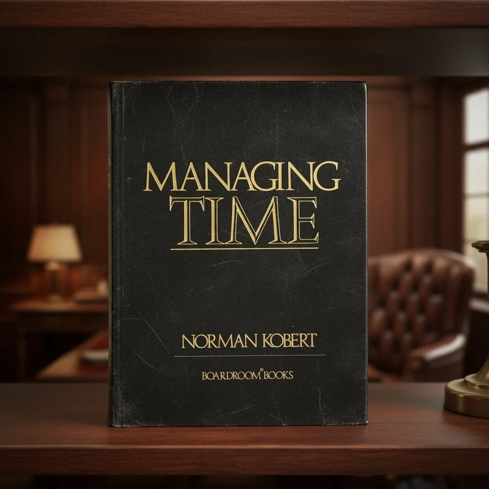 Managing‎ Time Norman Kobert Boardroom Books 1980 Vtg Business Management Guide
